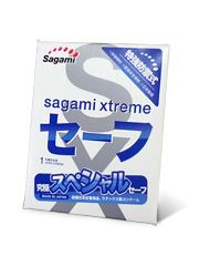 Презерватив Sagami Xtreme Ultrasafe с двойным количеством смазки - 1 шт. - Sagami - купить с доставкой в Волгодонске