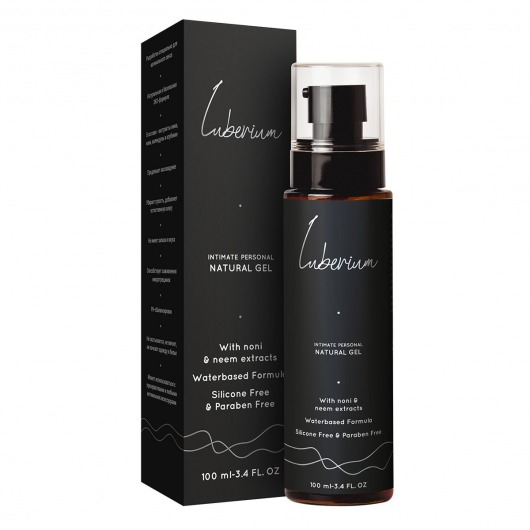 Интимный гель на водной основе с экстрактами нони и нима Luberium Natural Gel - 100 мл. - Luberium - купить с доставкой в Волгодонске