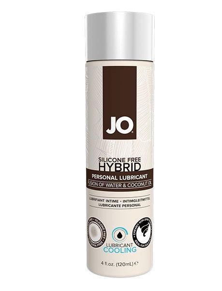 Водно-масляный лубрикант с охлаждающим эффектом JO Silicon free Hybrid Lubricant COOLING - 120 мл. - System JO - купить с доставкой в Волгодонске