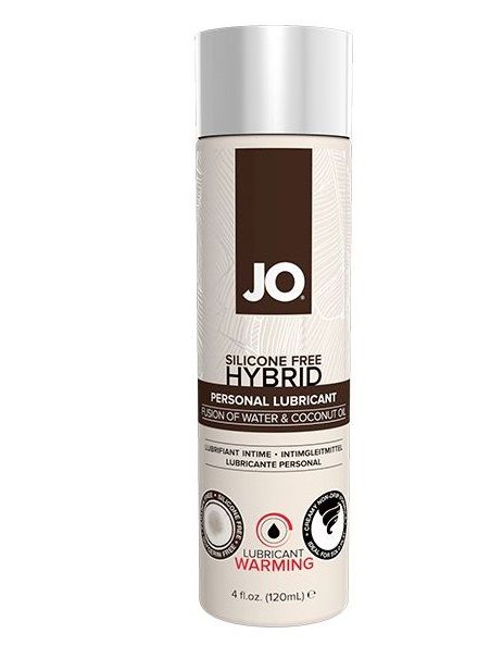 Водно-масляный лубрикант с разогревающим эффектом Hybrid Lubricant WARMING - 120 мл. - System JO - купить с доставкой в Волгодонске
