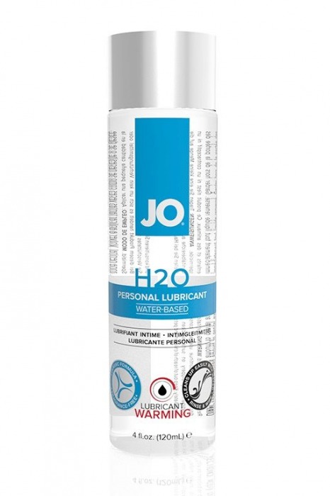 Возбуждающий лубрикант на водной основе JO Personal Lubricant H2O Warming - 120 мл. - System JO - купить с доставкой в Волгодонске