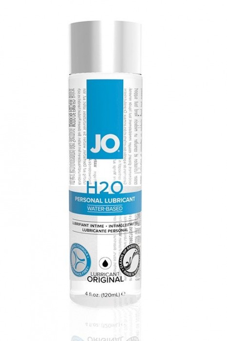 Нейтральный лубрикант на водной основе JO Personal Lubricant H2O - 120 мл. - System JO - купить с доставкой в Волгодонске