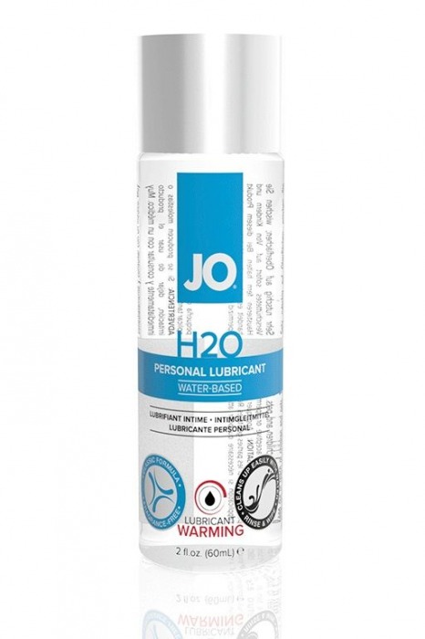 Возбуждающий лубрикант на водной основе JO Personal Lubricant H2O Warming - 60 мл. - System JO - купить с доставкой в Волгодонске