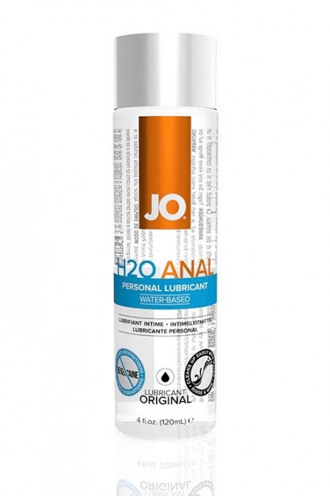 Анальный лубрикант на водной основе JO Anal H2O - 120 мл. - System JO - купить с доставкой в Волгодонске