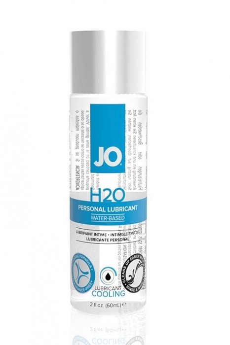 Охлаждающий лубрикант на водной основе JO Personal Lubricant H2O COOLING - 60 мл. - System JO - купить с доставкой в Волгодонске
