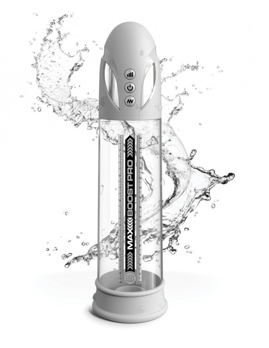 Белая вакуумная автоматическая помпа Max Boost Pro Flow - Pipedream - в Волгодонске купить с доставкой