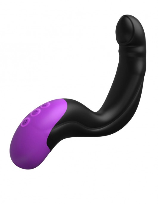 Черно-фиолетовый вибромассажёр простаты Hyper-Pulse P-Spot Massager - Pipedream - в Волгодонске купить с доставкой