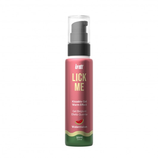 Гель Lick Me с согревающим эффектом и ароматом арбуза - 50 мл. - INTT - купить с доставкой в Волгодонске