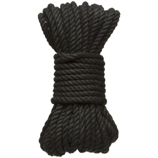 Черная верёвка для связывания и фиксации Bind Tie - 9,14 м. - Doc Johnson - купить с доставкой в Волгодонске