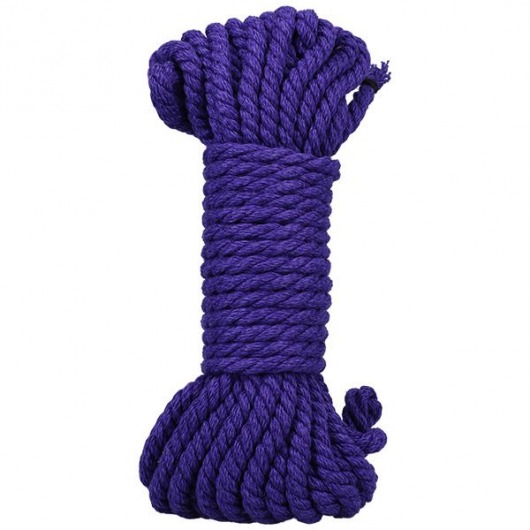 Фиолетовая верёвка для связывания и фиксации Bind Tie - 9,14 м. - Doc Johnson - купить с доставкой в Волгодонске