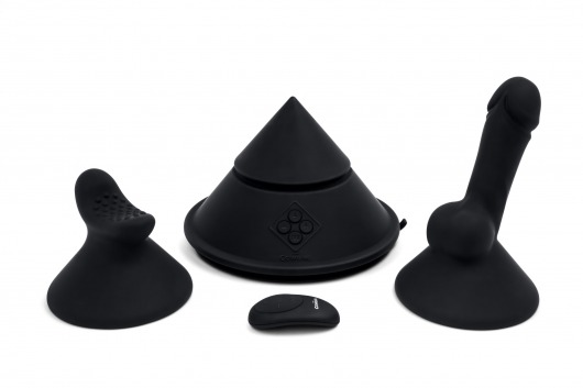 Конусный вибромассажер Cowgirl Cone с 2 насадками - CowGirl - купить с доставкой в Волгодонске