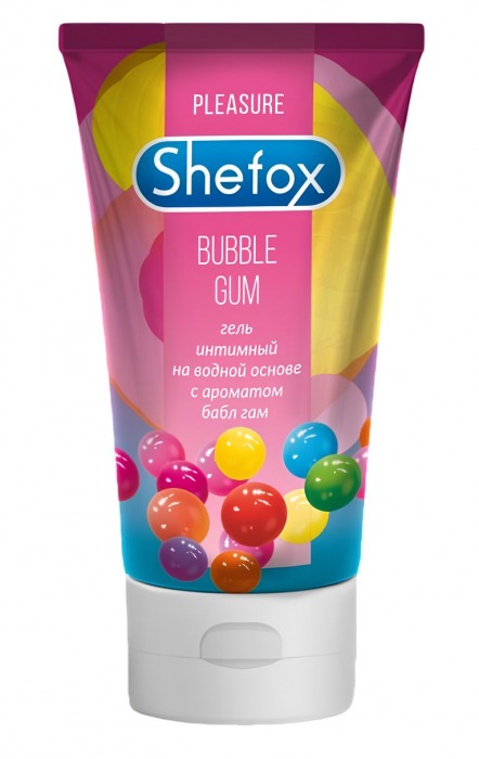 Интимная гель-смазка Shefox «Бабл гам» - 50 мл. - Shefox - купить с доставкой в Волгодонске