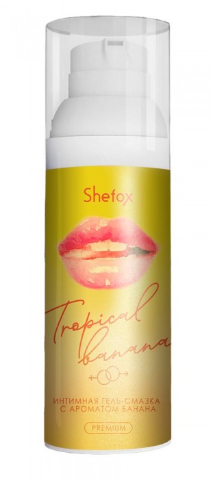 Интимная гель-смазка Shefox Premium «Тропический банан» - 50 мл. - Shefox - купить с доставкой в Волгодонске