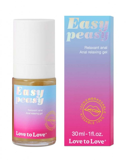 Анальный расслабляющий гель Easy Peasy - 30 мл. - Love to Love - купить с доставкой в Волгодонске