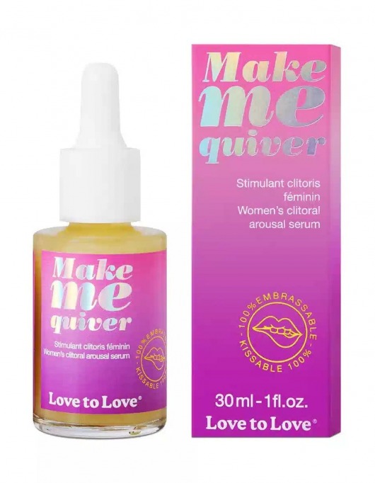 Возбуждающие капли для клитора Make Me Quiver - 30 мл. - Love to Love - купить с доставкой в Волгодонске