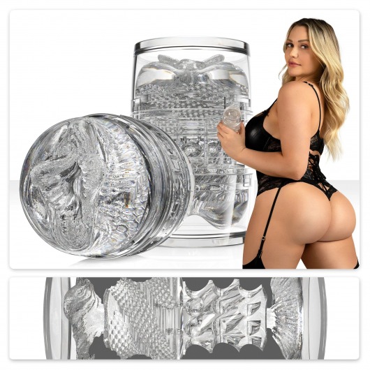 Прозрачный двусторонний мастурбатор Fleshlight Quickshot Mia Malkova - Fleshlight - в Волгодонске купить с доставкой