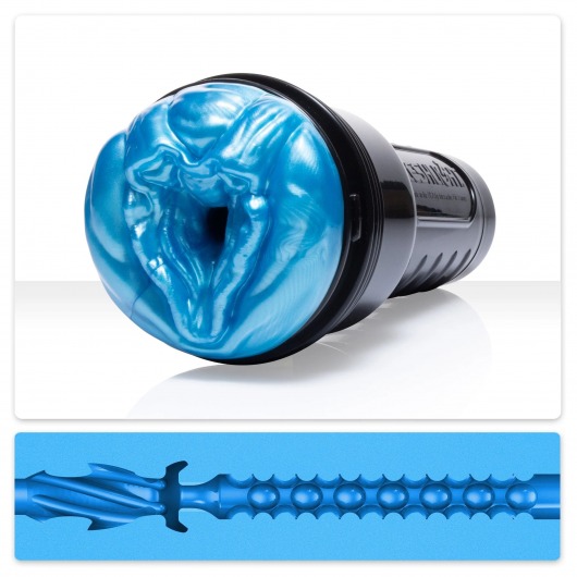 Мастурбатор-вагина Fleshlight Freaks Alien Blue Metallic - Fleshlight - в Волгодонске купить с доставкой