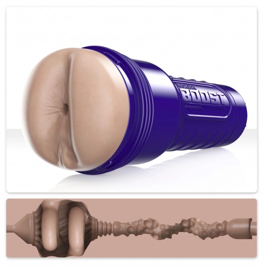 Телесный мастурбатор-анус Fleshlight Boost Blast Female - Fleshlight - в Волгодонске купить с доставкой
