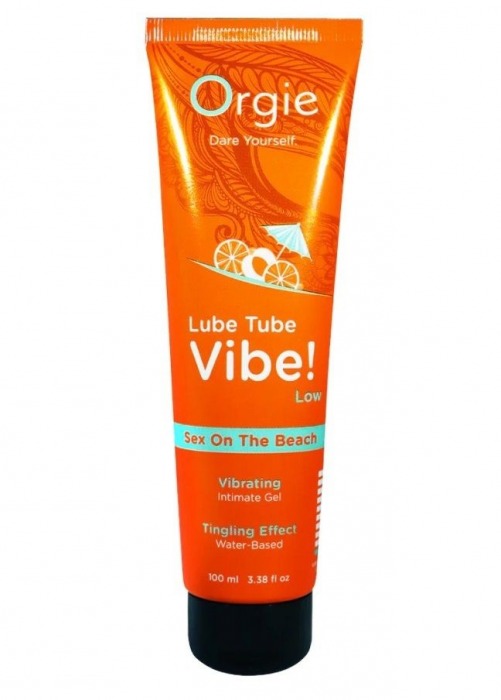 Гель с эффектом вибрации Lube Tube Vibe Low Sex On The Beach - 100 мл. - ORGIE - купить с доставкой в Волгодонске