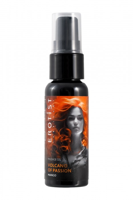 Гель с эффектом вибрации Volcano Of Passion со вкусом манго - 25 мл. - Erotist Lubricants - купить с доставкой в Волгодонске
