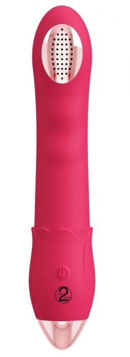 Малиновая насадка на душ с вибрацией Showers to orgasm - 20,1 см. - Orion - купить с доставкой в Волгодонске