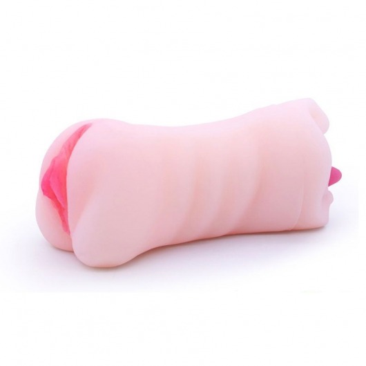 Телесный двусторонний мастурбатор - вагина и ротик - Boys of Toys - в Волгодонске купить с доставкой