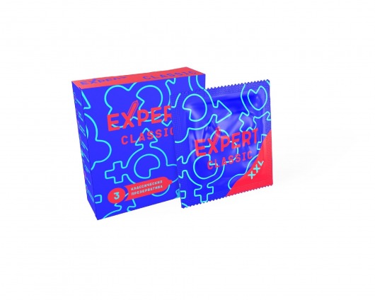 Презервативы увеличенного размера Expert Classic XXL - 3 шт. - Expert - купить с доставкой в Волгодонске