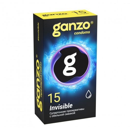 Супертонкие презервативы Ganzo Invisible - 15 шт. - Ganzo - купить с доставкой в Волгодонске