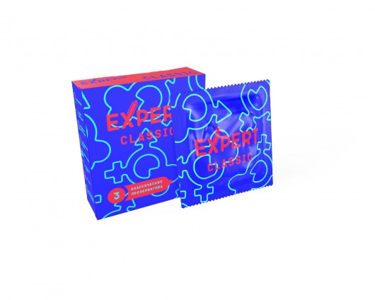 Классические презервативы Expert Classic - 3 шт. - Expert - купить с доставкой в Волгодонске