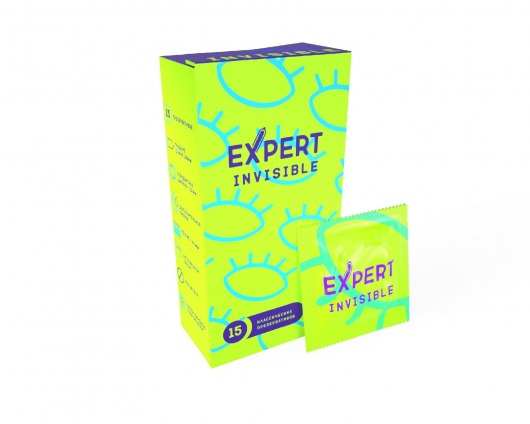 Ультратонкие презервативы Expert Invisible - 15 шт. - Expert - купить с доставкой в Волгодонске