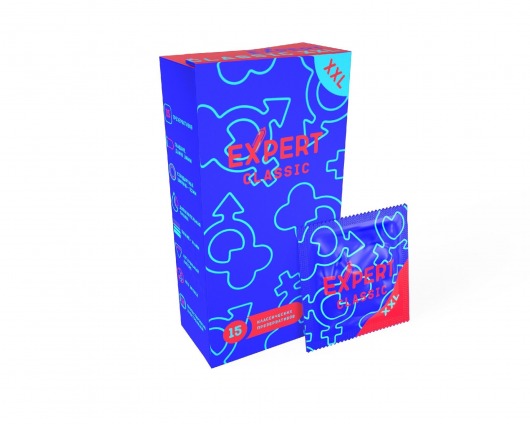 Презервативы увеличенного размера Expert Classic XXL - 15 шт. - Expert - купить с доставкой в Волгодонске