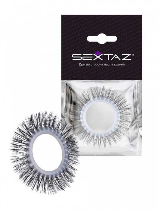 Круглое эрекционное кольцо с длинными «ресничками» - Sextaz - в Волгодонске купить с доставкой
