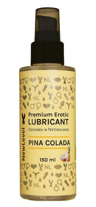 Ароматизированный лубрикант на водной основе NewLevel Pina Colada - 150 мл. - NewLevel - купить с доставкой в Волгодонске