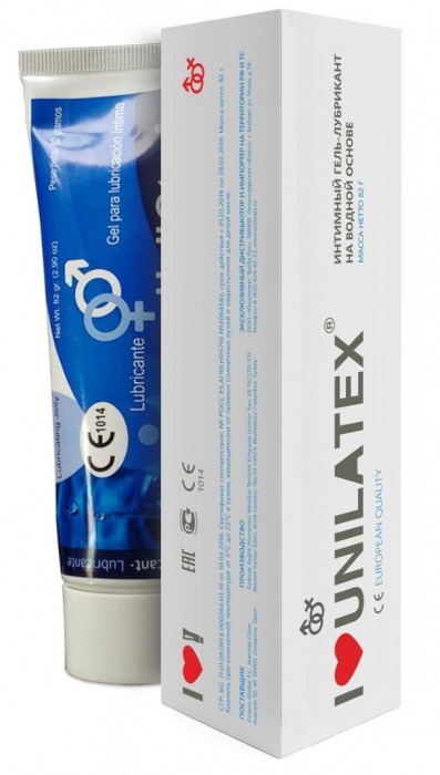 Лубрикант на водной основе Unilatex Gel - 80 мл. - Unilatex - купить с доставкой в Волгодонске