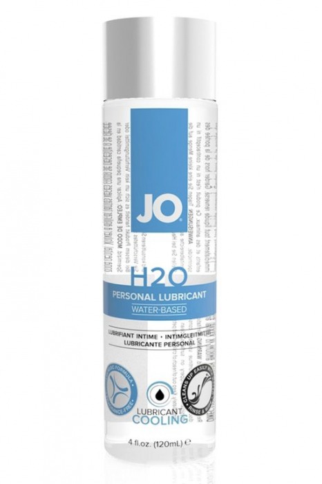 Охлаждающий лубрикант на водной основе JO Personal Lubricant H2O COOLING - 120 мл. - System JO - купить с доставкой в Волгодонске