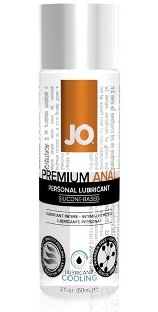 Анальный охлаждающий лубрикант на силиконовой основе JO PREMIUM ANAL COOLING - 60 мл. - System JO - купить с доставкой в Волгодонске