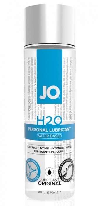 Нейтральный лубрикант на водной основе JO Personal Lubricant H2O - 240 мл. - System JO - купить с доставкой в Волгодонске