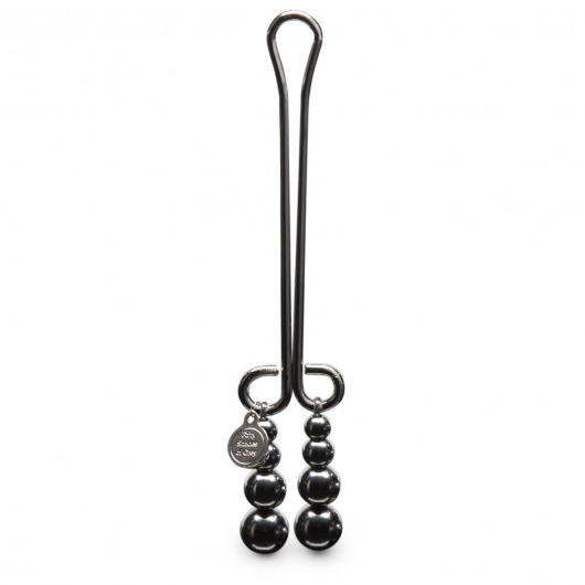Зажим для клитора с бусинами Just Sensation Beaded Clitoral Clamp - Fifty Shades of Grey - купить с доставкой в Волгодонске