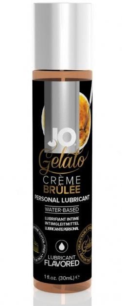 Лубрикант с ароматом крем-брюле JO GELATO CREME BRULEE - 30 мл. - System JO - купить с доставкой в Волгодонске