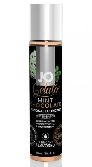 Лубрикант с ароматом мятного шоколада JO GELATO MINT CHOCOLATE - 30 мл. - System JO - купить с доставкой в Волгодонске