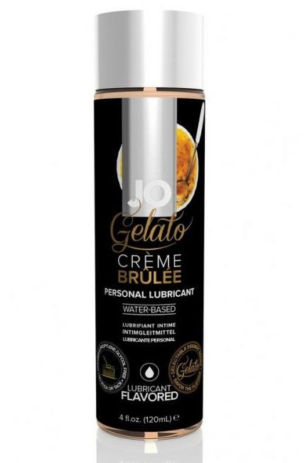 Лубрикант с ароматом крем-брюле JO GELATO CREME BRULEE - 120 мл. - System JO - купить с доставкой в Волгодонске