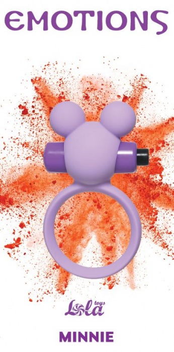 Сиреневое эрекционное виброколечко Emotions Minnie - Lola Games - в Волгодонске купить с доставкой