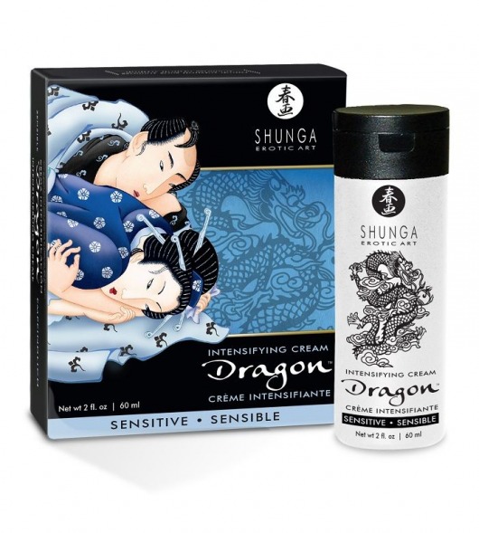 Интимный мужской крем SHUNGA DRAGON SENSITIVE - 60 мл. - Shunga - купить с доставкой в Волгодонске