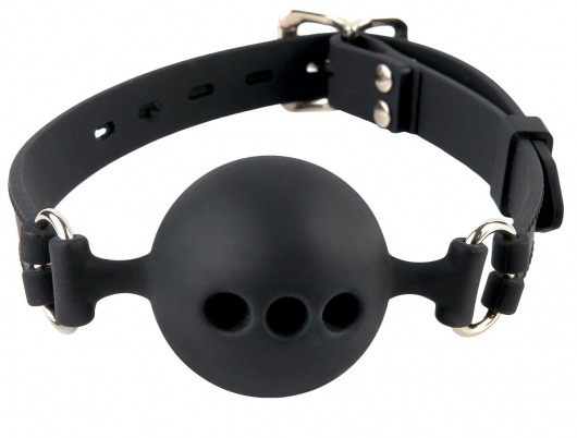 Силиконовый кляп-шар с отверстиями для дыхания Silicone Breathable Ball Gag Small - Pipedream - купить с доставкой в Волгодонске