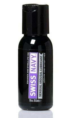 Возбуждающий гель-лубрикант на водной основе Sensual Arousal Lubricant  - 29,5 мл. - Swiss navy - купить с доставкой в Волгодонске