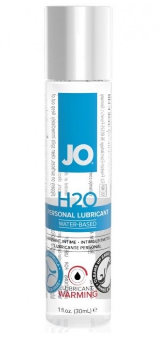 Возбуждающий лубрикант на водной основе JO Personal Lubricant H2O Warming - 30 мл. - System JO - купить с доставкой в Волгодонске