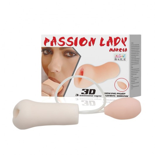 Мастурбатор Passion Lady Marcia с грушей для имитации посасывания - Baile - в Волгодонске купить с доставкой