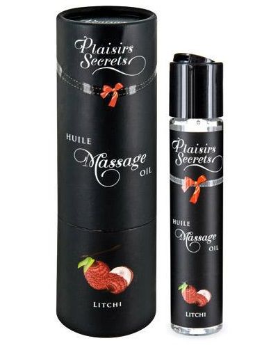 Массажное масло с ароматом личи Huile de Massage Gourmande Litchi - 59 мл. - Plaisir Secret - купить с доставкой в Волгодонске