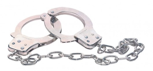 Наручники из металла с длинной цепочкой CHROME HANDCUFFS METAL HANDCUFFS W. KEY - NMC - купить с доставкой в Волгодонске