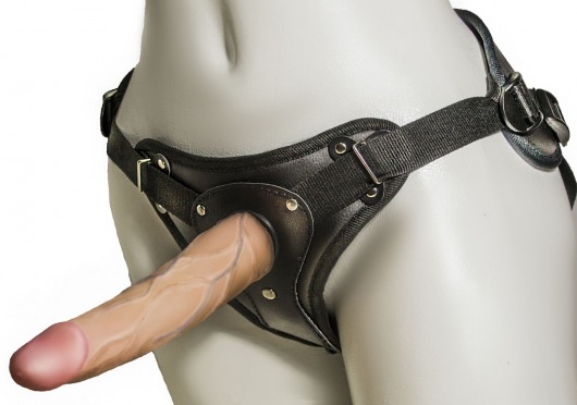 Женский страпон с вагинальной пробкой Woman Strap - 18 см. - LOVETOY (А-Полимер) - купить с доставкой в Волгодонске